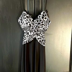Animal print formal dress!